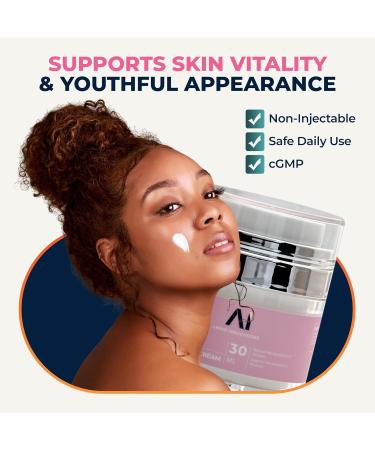Amino Innovations - SKIN Peptide Anti Wrinkle Cream with Copper Tripeptide-1 (GHK-Cu) for Hydration Firmness and Smoother Skin - Lightweight Paraben-Free Formula for Daily Use on All Skin Types - Buy Online on GoSupps.com