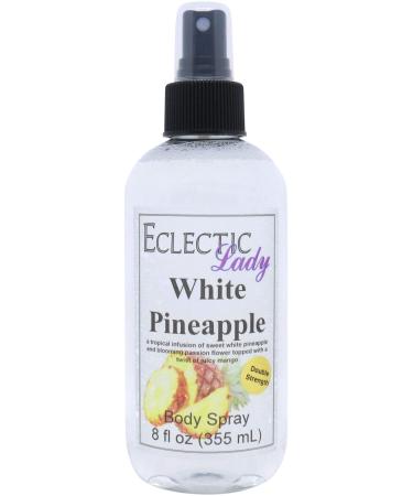 White Pineapple Body Spray (Double Strength) 8 ounces Body Mist for Women with Clean Light & Gentle Fragrance Long Lasting Perfume with Comforting Scent for Men & Women Cologne with Soft Subtle 8 Fluid Ounces (Double Strength)