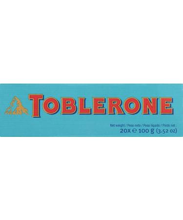 Toblerone Swiss Milk Chocolate with Salted Caramelized Almonds & Honey Almond Nougat - 20 Bars - Buy Online on GoSupps.com