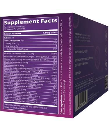 MRM Sparkling Vitamin C Lemonade - 1000 mg, 30 Packets (0.21 oz Each) | Immune Support - Buy Online on GoSupps.com