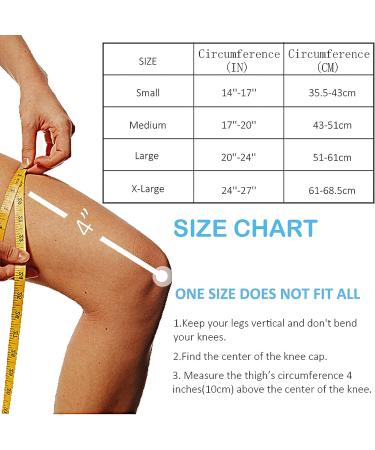 Dr. Brace Adjustable Compression Knee Support Wrap with Stabilizers & Gel Pad - Medium - Buy Online on GoSupps.com