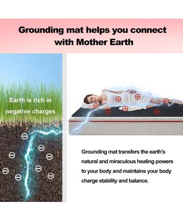 Chiaochutty Grounding Mat for Bed | Breathable Sleep Therapy Mat | 68x180 cm | Enhance Sleep & Well-Being - Buy Online on GoSupps.com