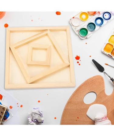 5-Piece Square Unfinished Wood Canvas Panel Boards for Painting and Home Decor - Buy Online on GoSupps.com