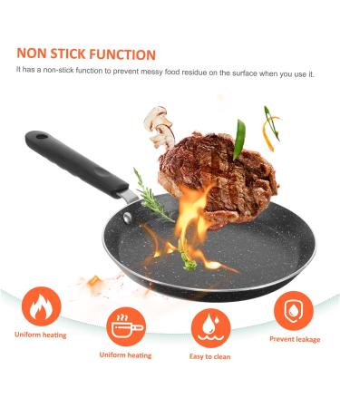 Ciieeo 1pc Maifan Stone Pan Halberd Pot Non Stick Pan Frying Steak Pan Nonstick Omelette Pan Nonstick Fry Skillet Non Stick Skillet Small Frying Pan Griddle Egg Aluminum Alloy Cooking Pot 37.2X21.5CM Black - Buy Online on GoSupps.com