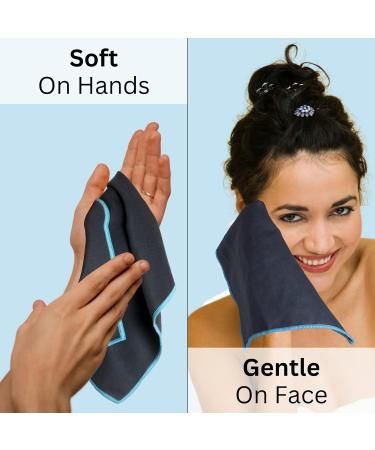 Backpacking Ultralight Quick Dry Towel Soft Microfiber Camping Yoga Hiking Navy - Buy Online on GoSupps.com