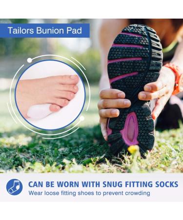 Haofy Bunionette Corrector - 6 Pack Silicone Gel Little Toe Support for Men & Women | One Size Fits All - Buy Online on GoSupps.com