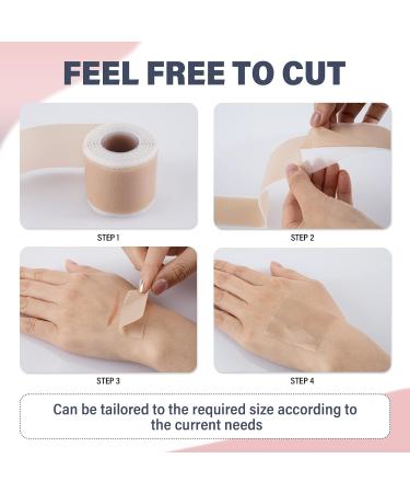Silicone Scar Sheets (4cm*3m) - Nude Color Silicone Tape for Scar Treatment - Buy Online on GoSupps.com