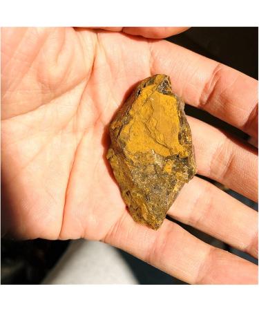Crystal 1Pcs Rough Raw Golden Tiger Eye Rough Stones- Natural for Tumbling Wrapping Polishing Reiki Small Size 20-30mm Full of Texture (Size : S20-30mm 1pcs) - Buy Online on GoSupps.com