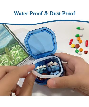 Buy 1PCS Cute Travel Pill Box - Portable 4-Compartment Medicine Organizer for Purse | Small Pill Case - Perfect for International Shipping - Buy Online on GoSupps.com