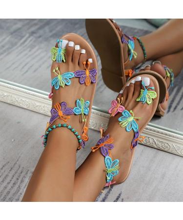 Toe Separator Womens Hallux Valgus Correction Flip Flops | Summer Orthopedic Sandals | Flat Slip-Resistant Beach Shoes EU 37 White & Orange - Buy Online on GoSupps.com