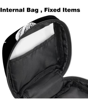 Buy Stylish Napkin Storage Bag - Star-Dead Head Design | Portable Period Bag for Women & Teens | Menstrual Cup Pocket & Breastfeeding Pillow Holder - Buy Online on GoSupps.com