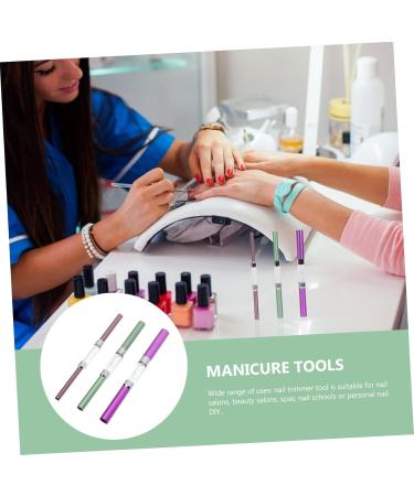 Beaupretty Pens Shaping stick nails art tips pen nail carving shaping tube manicure mixing stick polish mixing tool manicure shaping nail dotting pens nail art aluminum modeling push Pen - Buy Online on GoSupps.com