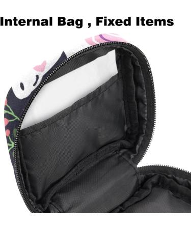 Unicorn Menstrual Pad Bag with Zipper | Stylish Ladies Napkin Pouch & Tampon Collection Bag for Women & Girls - Buy Online on GoSupps.com
