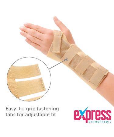 Medically Approved Neoprene Wrist Support Splint for Carpal Tunnel & Arthritis - Large Size (17-20cm) - Right Hand - Buy Online on GoSupps.com