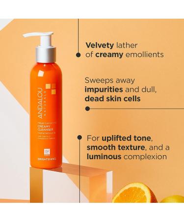 Brightening Meyer Lemon + C Creamy Cleanser - Gentle Facial Cleanser for Radiant Skin - Buy Online on GoSupps.com