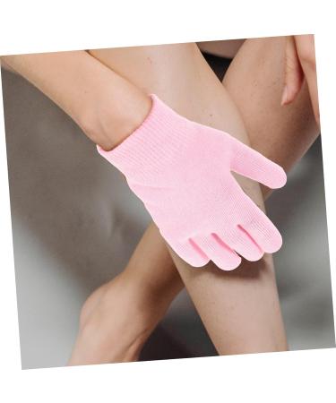 COOLHIYA 1 Set Moisturizing Gloves & Socks spa Gloves Men Essential Oils Hand lotions Men Lotion Hydrating Lotion Mittens for Men Pink Lotion Socks Polyester and Gel Dry Hands Man - Buy Online on GoSupps.com