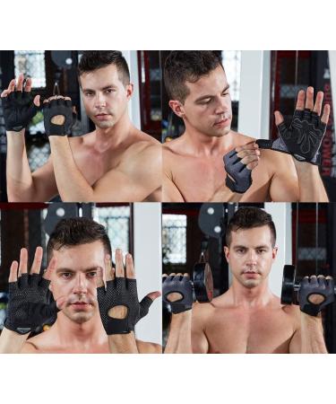 Small Black Workout Gloves for Men & Women | Gym & Weight Lifting Fitness Gloves - Buy Online on GoSupps.com