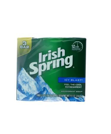 Irish Spring Ice Soap Bar Deodorant 107g (Pack of 5)