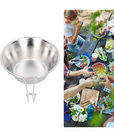 Plplaaoo Stainless Steel 304 Camping Bush Pot | Versatile Camping Cup & Bowl | Easy Clean Dishwasher Safe | Ideal for Hiking & Outdoor Adventures - Buy Online on GoSupps.com