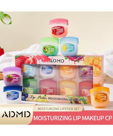 Bosuya Pack of 8 Mini Lip Masks Moisturize and Nourish the Lip Mask Fruit Flavored Lip Balm Set for Dry Chapped Lips - Buy Online on GoSupps.com