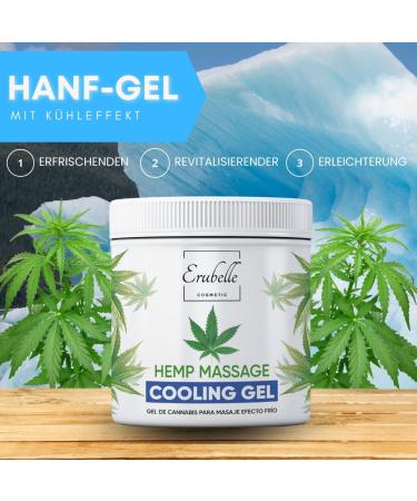 Cooling Hemp Gel for Muscle & Joint Pain Relief | Invigorating Physiotherapy Cream with Fresh Menthol Aroma - Buy Online on GoSupps.com