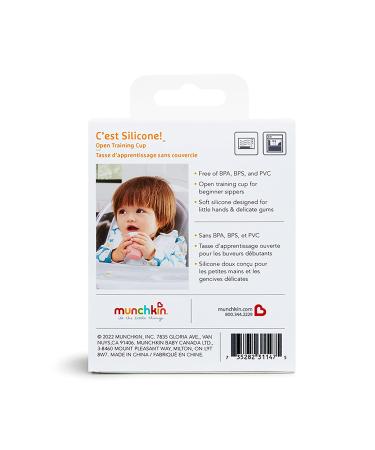 Munchkin C'est Silicone! Open Training Cup | 2oz Mint | Babies & Toddlers 4 Months - Buy Online on GoSupps.com
