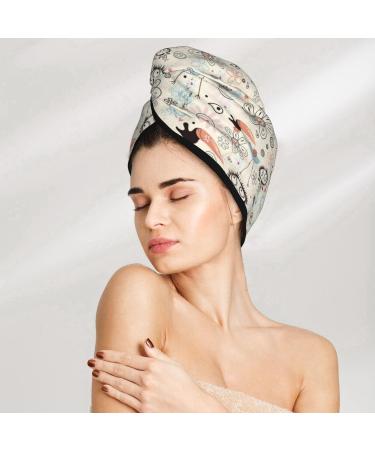 Funniest Birds Microfiber Hair Towel - Super Absorbent Coral Velvet Wrap for Long Curly & Thick Hair - Quick Dry Hair Cap for Women - Buy Online on GoSupps.com