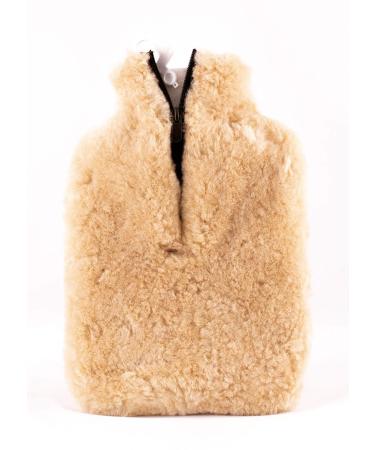 Shepherd of Sweden | Kerri Genuine Sheepskin Luxurious Hot Water Bottle Cover | Large W:22cm x H:34cm | Chestnut