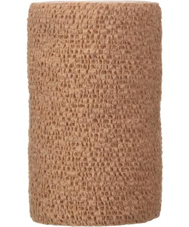 3M Coban Elastic Bandage Dressing 4in x 5yds Tan - 5 Pack | Medical Grade Compression Wrap - Buy Online on GoSupps.com
