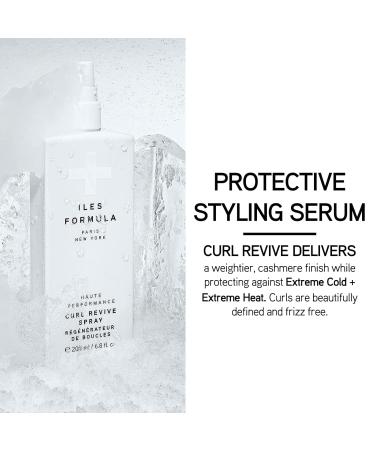 ILES FORMULA Haute Performance Curl Revive Spray & Fast Absorbing Microfiber Hair Turban Towel Set - Anti-Frizz & Anti Humidity Spray - Defines Adds Texture Style Curly or Wavy Hair - 200ML - Buy Online on GoSupps.com