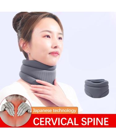 Baofu Cervicorrect Neck Brace - Soft Foam Support for Neck Pain & Snoring - Women's Adjustable Pink Brace by Healthy Lab Co - Buy Online on GoSupps.com