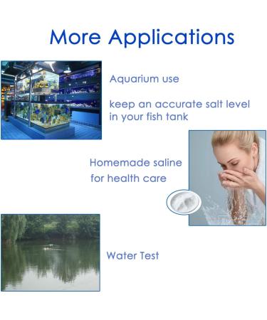 Capetsma Salinity Tester: Accurate Hydrometer for Aquariums - Marine & Freshwater, Saltwater Specific Gravity Test - Buy Online on GoSupps.com