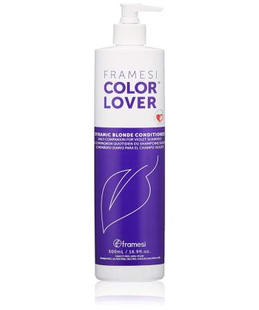 Framesi Color Lover Dynamic Blonde Conditioner  Purple Conditioner  Sulfate Free Conditioner  Color Treated Hair 16.91 Fl Oz (Pack of 1)