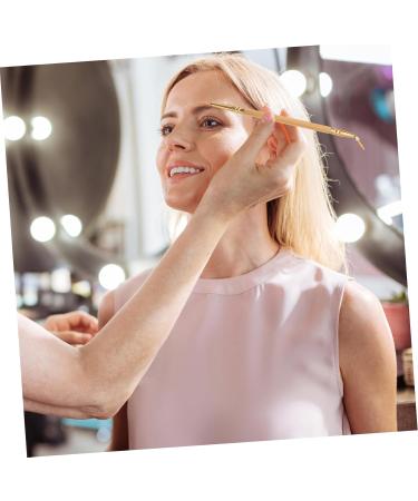 DRESSOOS 1pcs Straight Bent Angled Brush Eyeliner Pencil Double Ended Eyeliner Brush Brush - Buy Online on GoSupps.com