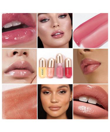 KISSIO Fig Tea Lip Plumper Gloss - Plumping Lip Serum for Fuller & Hydrated Beauty Lips - Buy Online on GoSupps.com
