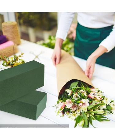 Miracliy 6 Pcs Large Floral Foam Blocks - Wet and Dry Foam for Flower Arrangement - Florist Floral Kit - Green Styrofoam - 9x3.1x4.3 - Buy Online on GoSupps.com