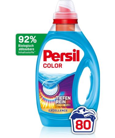 Buy Persil Color Kraft-Gel 80 Wash - Deep Clean Plus Technology Fresh Color Detergent 92% Biodegradable 4L (1 Pack) - International Shipping Available - Buy Online on GoSupps.com