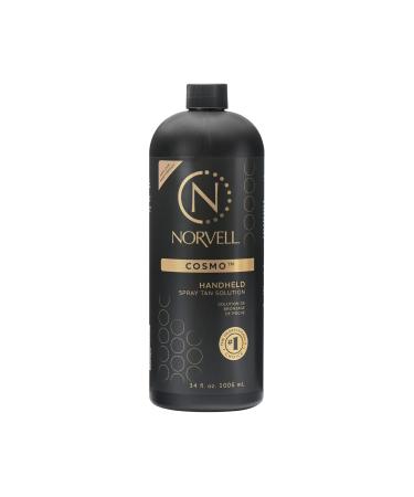 Norvell Spray Tan Solution Cosmo Blend of Warm Brown & Cool Violet-Brown Undertones 34 fl. oz. - Long-Lasting Handheld Self-Tanning Spray with Tomato Seed Extract Aloe Leaf 34 Fl Oz (Pack of 1) Cosmo