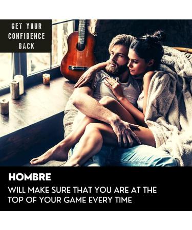 Hombre Male Enhancing Supplement - Increase Size & Strength | 2" Growth in 60 Days | 60 Capsules for Stamina Endurance Energy Boost - Buy Online on GoSupps.com