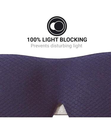 Go Travel The Dreamer Luxury Eye Mask (Dark Blue) and Earplug Set (Ref 733.101) - Buy Online on GoSupps.com