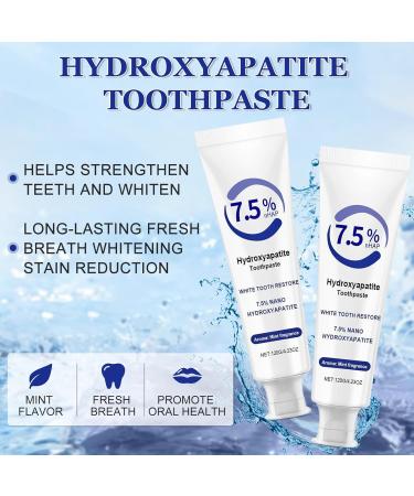 Muiefe Hydroxyapatite Toothpaste for hydroxyapatite without fluoride fluoridefree tooth enamel repair relief of tooth sensitivity and prevents caries mint flavor 120 g - Buy Online on GoSupps.com