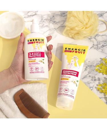 Energie Fruit 2 en 1 Masque et Apr s-Shampooing Vanille et Huile de Buriti Bio Vegan 300ml - Buy Online on GoSupps.com