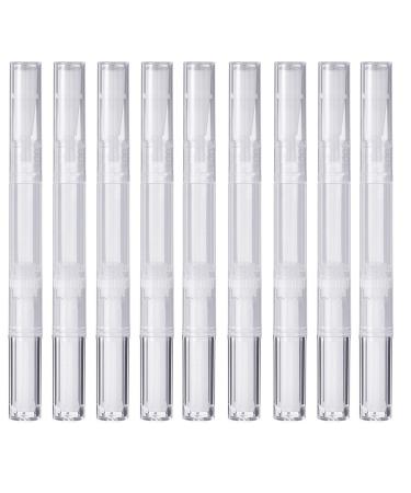 ICYANG Nail Oil Pen Cuticle Empty Lip Gloss with Brush Applicators Liquid Tube for Cuticle Applicator Cosmetic Teeth Whitening Container Lash Growth 10 Pieces