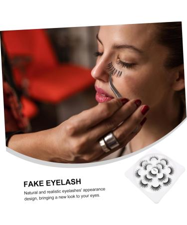 minkissy 7 Boxes 6d False Eyelashes Fake Eyelashes Dense Eyelashes False Eyelash Makeup Accessory Beauty Eyelashes Girls Accessories Dense Makeup Eyelashes Beauty Accessories Chemical Fiber - Buy Online on GoSupps.com