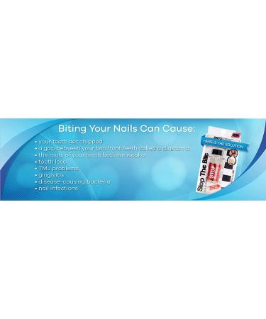 Stop The Bite Nail Biting & Thumb Sucking Deterrent Polish 0.5 fl oz - Promotes Nail Growth | Top/Base Coat - Buy Online on GoSupps.com