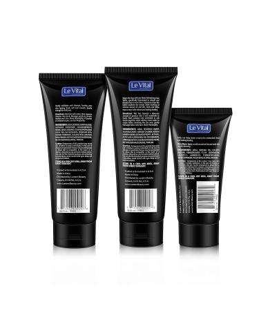 Men's Skin Care Set | 3-Piece Daily Essentials | Face Cleanser Exfoliating Scrub & Moisturizer | Great Gift for Men - Buy Online on GoSupps.com