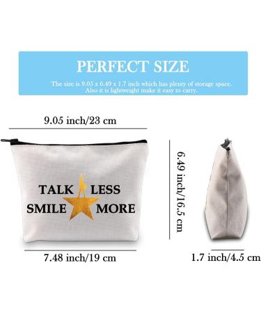 Buy Hamilton Music Cosmetic Bag - 'My Thoughts Have Been Replaced by Hamilton Lyrics' - Talk Less Smile More - International Shipping Available - Buy Online on GoSupps.com