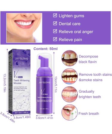 Lila V34 Violet Toothpaste - Whitening & Stain Removal | Deep Stain Repair & Gum Health - Buy Online on GoSupps.com