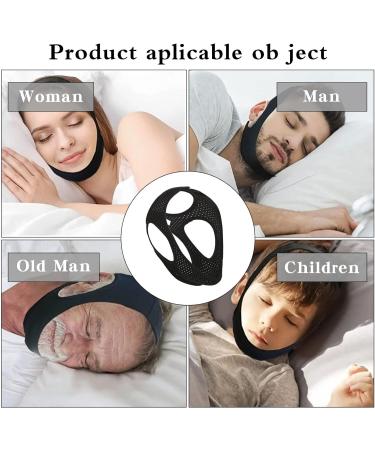 Adjustable Anti-Snoring Chin Strap for Men and Women - Stop Snoring with Breathable Mouth Guard - Buy Online on GoSupps.com