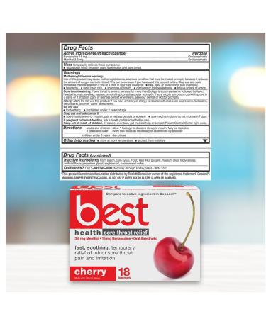 Geri-Tussin Liquid 16 Oz Guaifenesin 100 mg & Sore Throat Relief Lozenges 18 Count Bundle Chest Congestion Expectorant with Benzocaine 15 mg Menthol 3.6 mg Fast Soothing Throat Relief Cold & Flu - Buy Online on GoSupps.com
